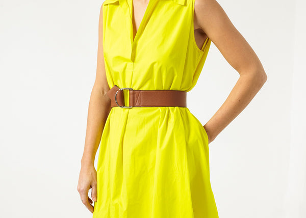 Proj Fabrik - Balloon Cotton Dress in Yellow image thumbnail