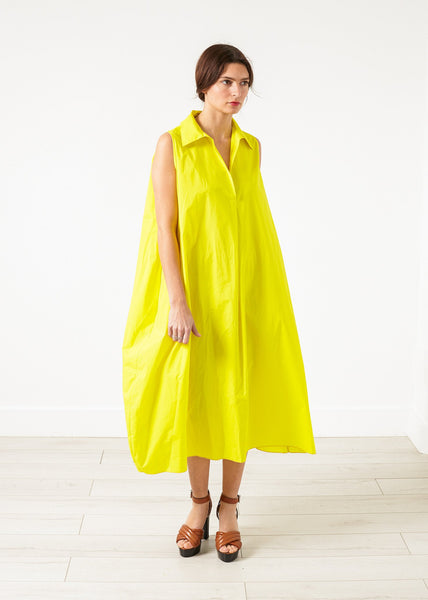 Proj Fabrik - Balloon Cotton Dress in Yellow image thumbnail