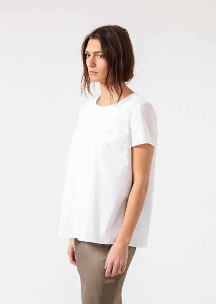 Proj Fabrik - Pleat Back Blouse in White image thumbnail