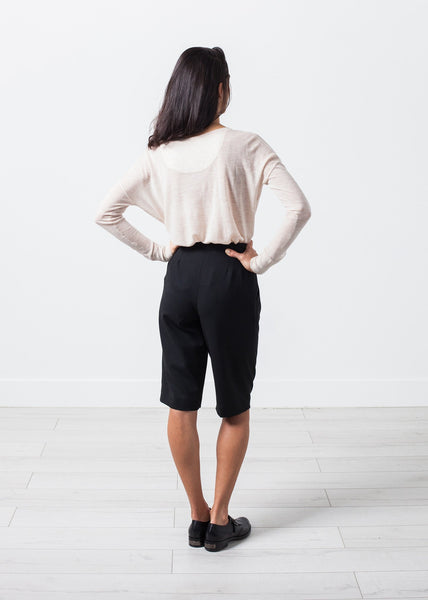 Proj Fabrik - Woven Shorts in Black image thumbnail