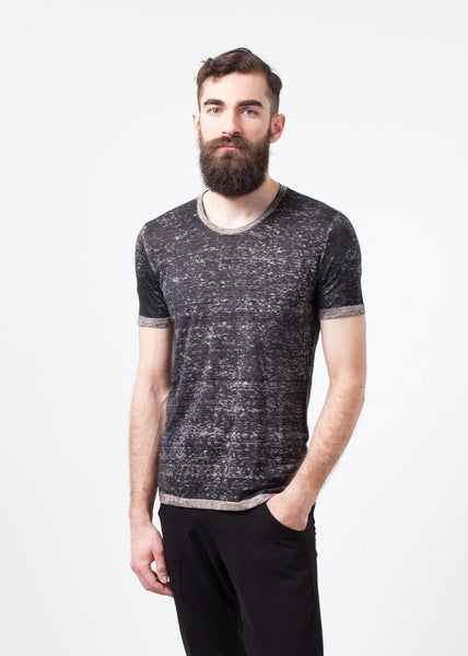 Proj Fabrik - Linen T-shirt in Rope image thumbnail