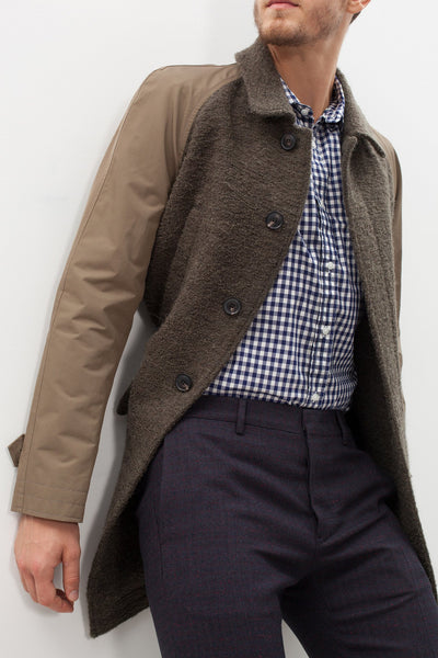 Proj Fabrik - Raglan Maniche Coat in Olive image thumbnail