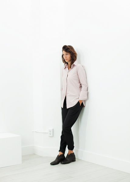 Proj Fabrik - Pointed Collar Blouse in Rose image thumbnail