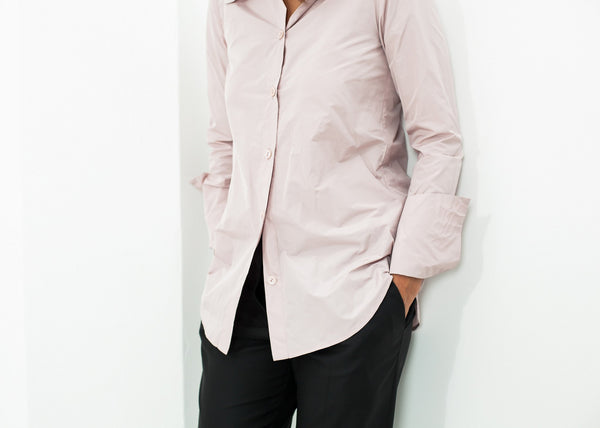 Proj Fabrik - Pointed Collar Blouse in Rose image thumbnail