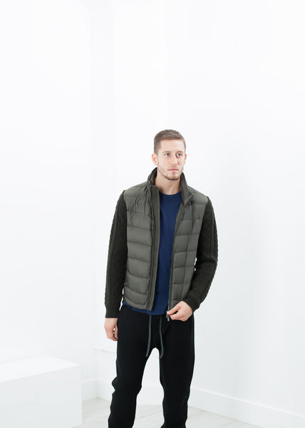 Proj Fabrik - Cashmere Jersey Long Sleeve Tee in Navy image thumbnail
