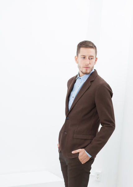 Proj Fabrik - Sport Jacket in Brown image thumbnail
