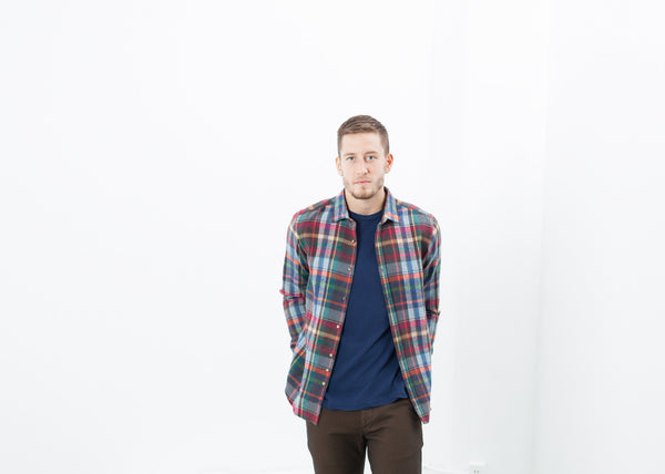 Proj Fabrik - Riccardo Button-Up in Plaid Multi image thumbnail