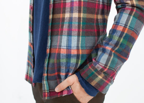 Proj Fabrik - Riccardo Button-Up in Plaid Multi image thumbnail