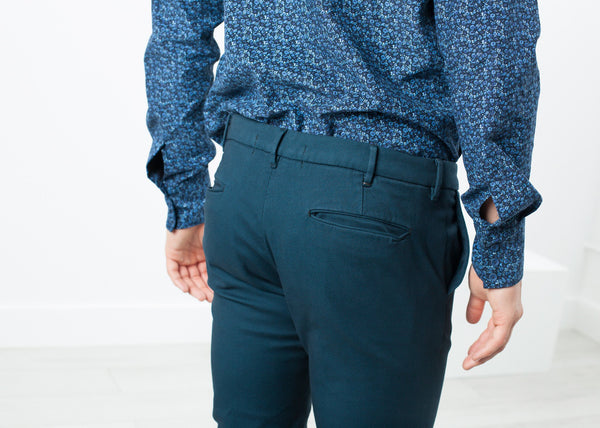 Proj Fabrik - Diamond Weave Trouser in Sky image thumbnail