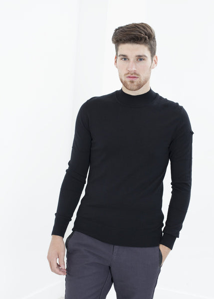 Proj Fabrik - Merino Knit Turtleneck in Black image thumbnail