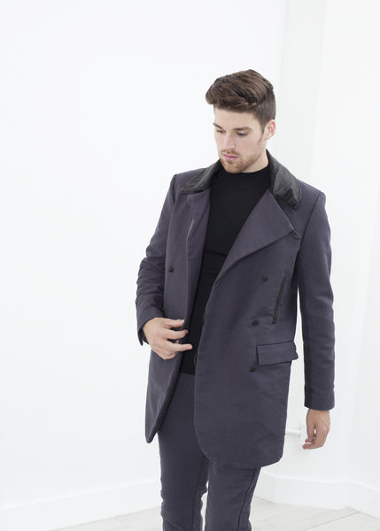 Proj Fabrik - Taban Coat in Phantom image thumbnail