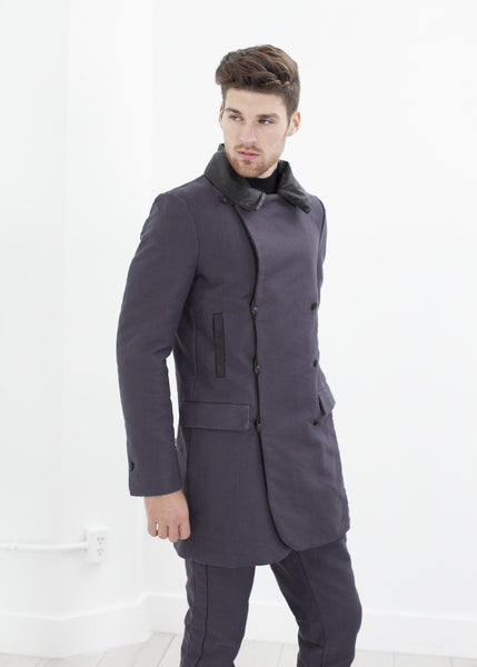 Proj Fabrik - Taban Coat in Phantom image thumbnail