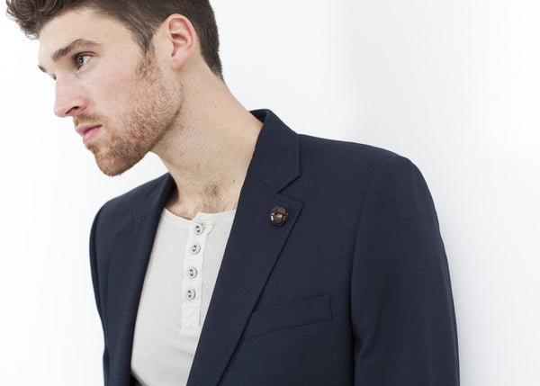 Proj Fabrik - Swift Low Blazer in Navy image thumbnail