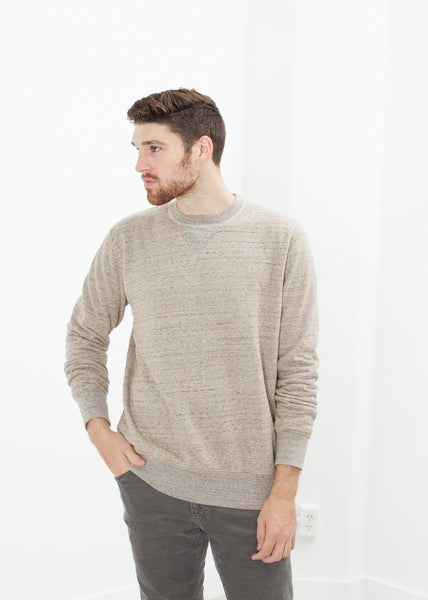 Proj Fabrik - Jeth Sweatshirt in Grey/Rust image thumbnail