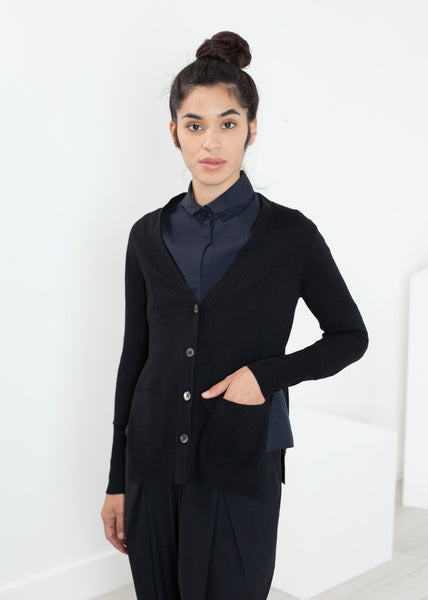 Proj Fabrik - Square Cardigan in Black image thumbnail