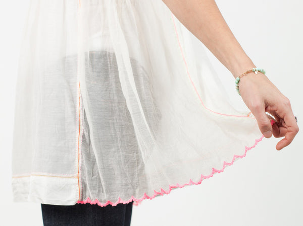 Proj Fabrik - Babydoll Tank in White image thumbnail