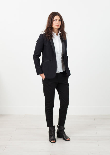 Proj Fabrik - Shawl Collar Blazer in Black image thumbnail