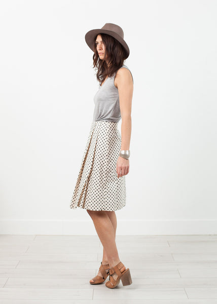 Proj Fabrik - Pleated Skirt in Glitter Dots image thumbnail