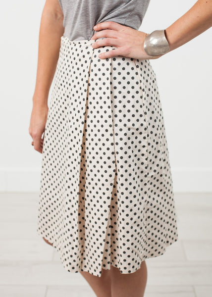 Proj Fabrik - Pleated Skirt in Glitter Dots image thumbnail