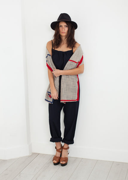 Proj Fabrik - Sleeveless Jumpsuit in Navy image thumbnail