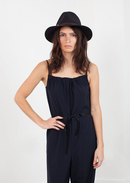 Proj Fabrik - Sleeveless Jumpsuit in Navy image thumbnail