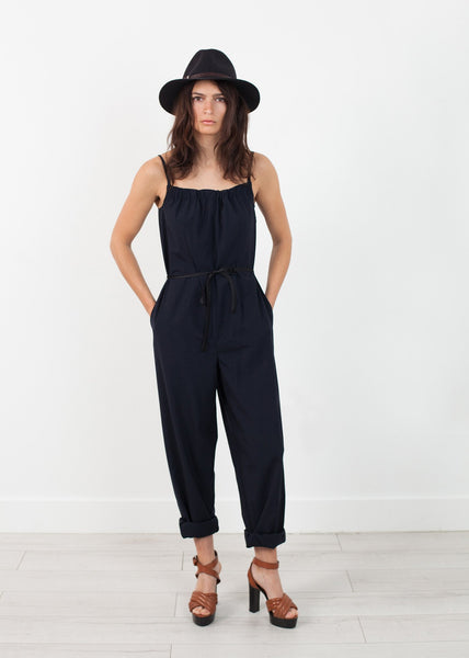 Proj Fabrik - Sleeveless Jumpsuit in Navy image thumbnail