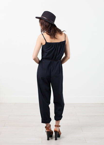 Proj Fabrik - Sleeveless Jumpsuit in Navy image thumbnail