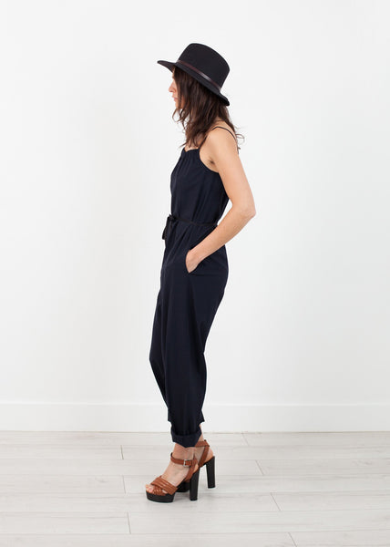 Proj Fabrik - Sleeveless Jumpsuit in Navy image thumbnail