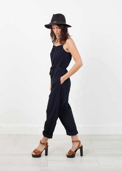 Proj Fabrik - Sleeveless Jumpsuit in Navy image thumbnail
