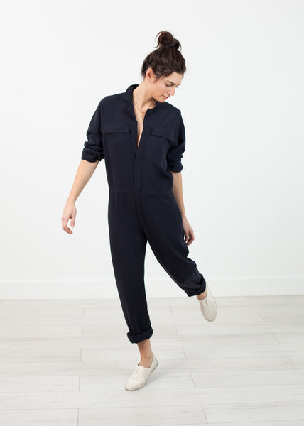 Proj Fabrik - Worker Jumpsuit in Navy image thumbnail