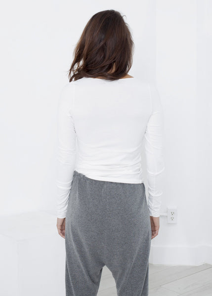 Proj Fabrik - Stretch Tee in Milk image thumbnail