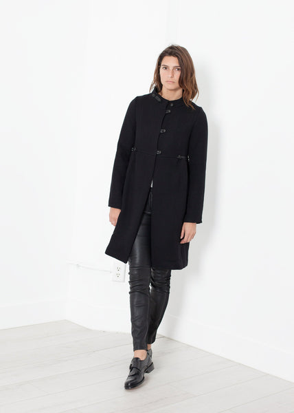 Proj Fabrik - Zoulou Coat in Black image thumbnail