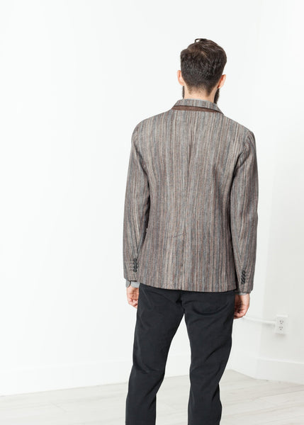 Proj Fabrik - Watercolor Sport Jacket in Brown/Blue image thumbnail