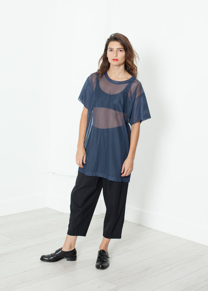 Proj Fabrik - Mesh Over Dress in Navy image thumbnail