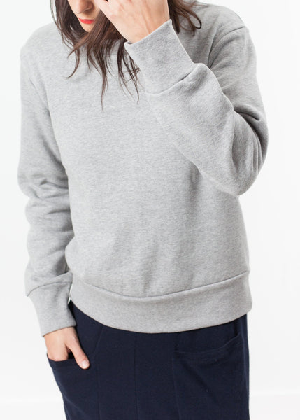 Proj Fabrik - Loopwheeler Sweatshirt in Grey image thumbnail