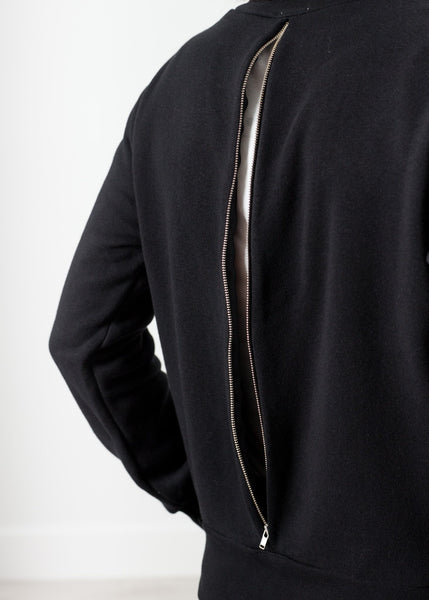 Proj Fabrik - Loopwheeler Sweatshirt in Black image thumbnail