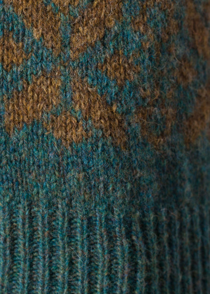 Proj Fabrik - Fair Isle Vest in Army image thumbnail