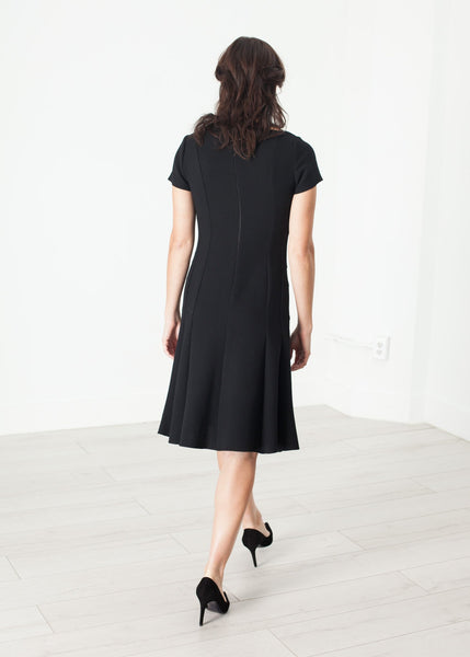 Proj Fabrik - Lined Silhouette Dress in Black image thumbnail