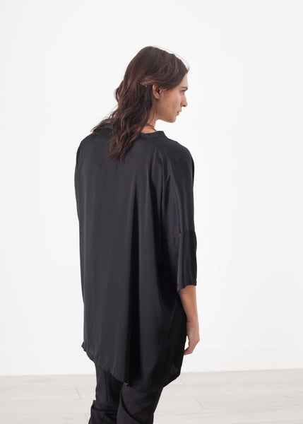 Proj Fabrik - Unbalanced Cardigan in Black image thumbnail