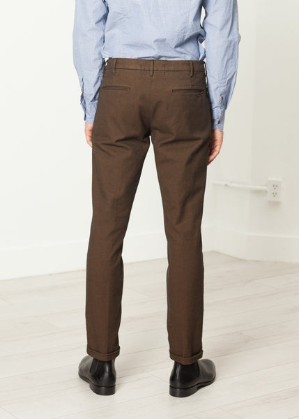 Proj Fabrik - Diamond Weave Trouser in Hazel image thumbnail