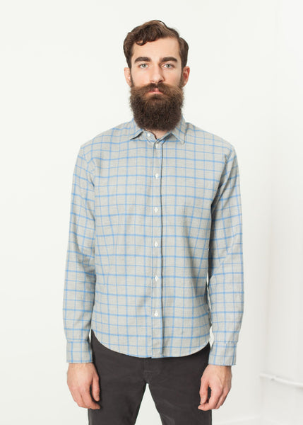 Proj Fabrik - Paul Shirt in Grey Flannel image thumbnail