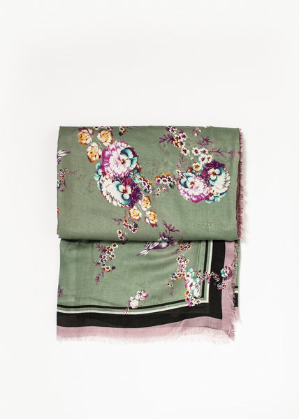 Proj Fabrik - Floral Cashmere Scarf image thumbnail