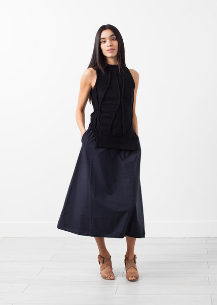 Proj Fabrik - Curved Stripe Knit Tank image thumbnail