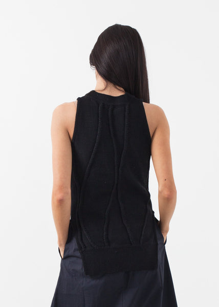 Proj Fabrik - Curved Stripe Knit Tank image thumbnail