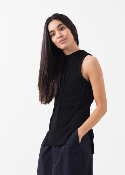 Proj Fabrik - Curved Stripe Knit Tank image thumbnail