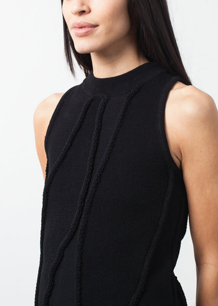 Proj Fabrik - Curved Stripe Knit Tank image thumbnail