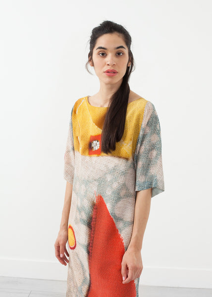 Proj Fabrik - 3/4 Sleeve Kimono Dress image thumbnail
