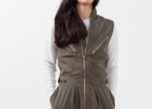 Proj Fabrik - Sleeveless Harem Flightsuit image thumbnail