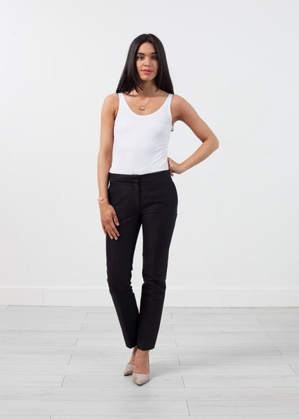 Proj Fabrik - Straight Seam Trouser in Black image thumbnail