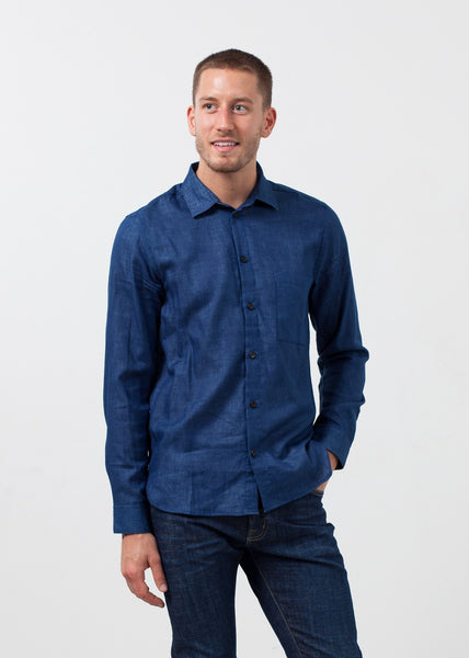 Proj Fabrik - Casual Indigo Shirt image thumbnail